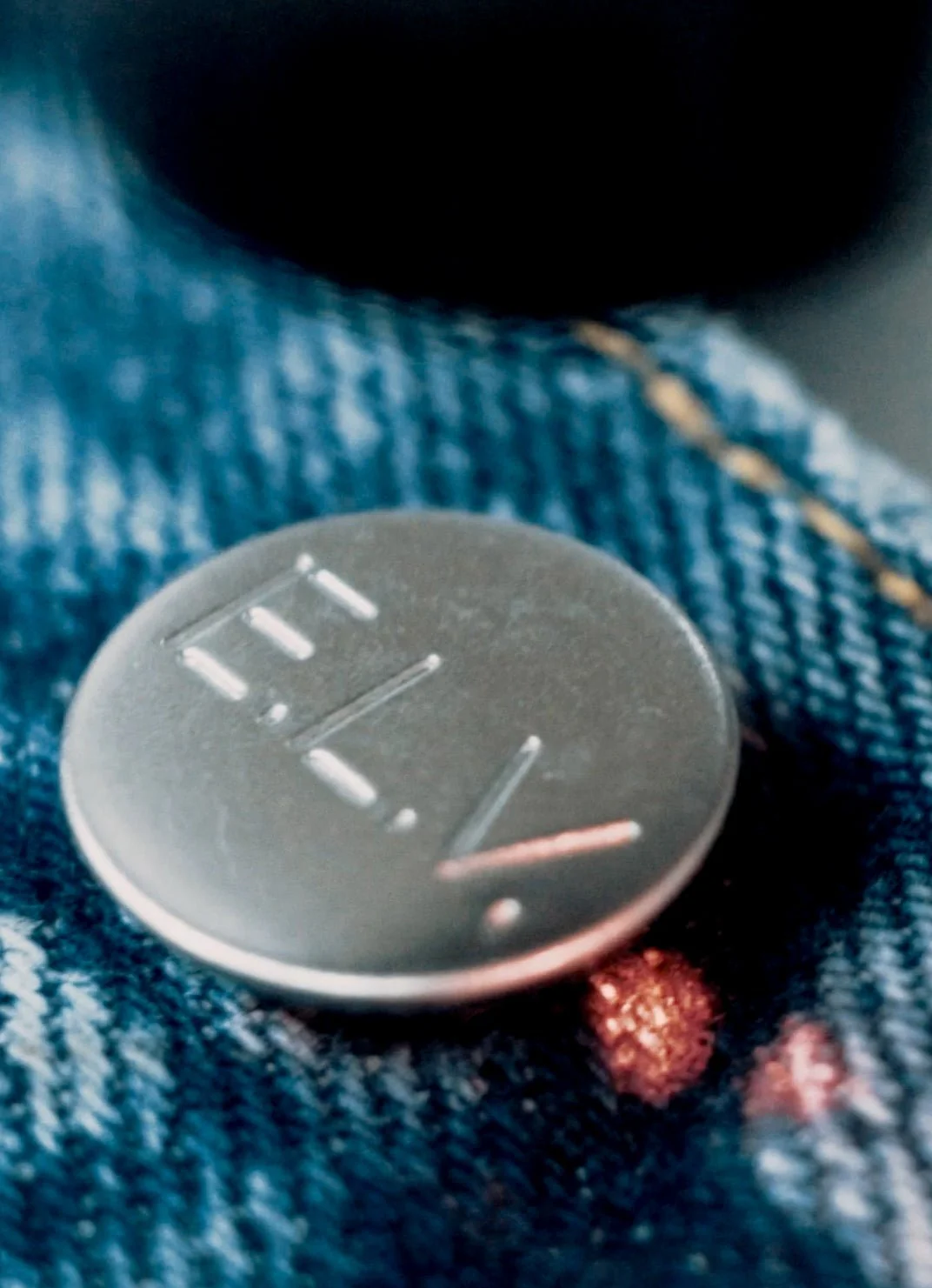Men's Flare Jean Dark Blue - Image 5