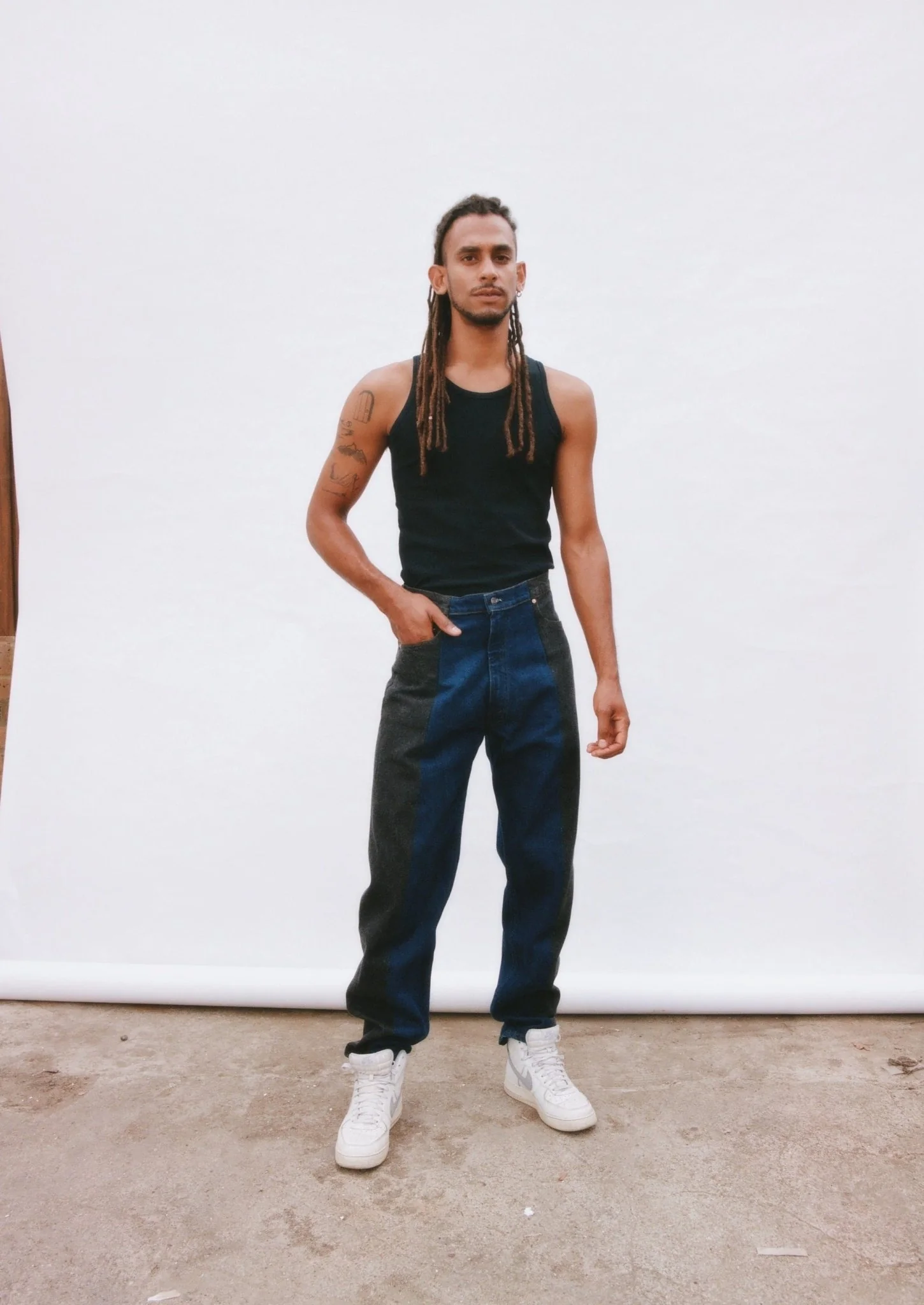 Men's Garcon Jean Black Dark Blue - Image 3