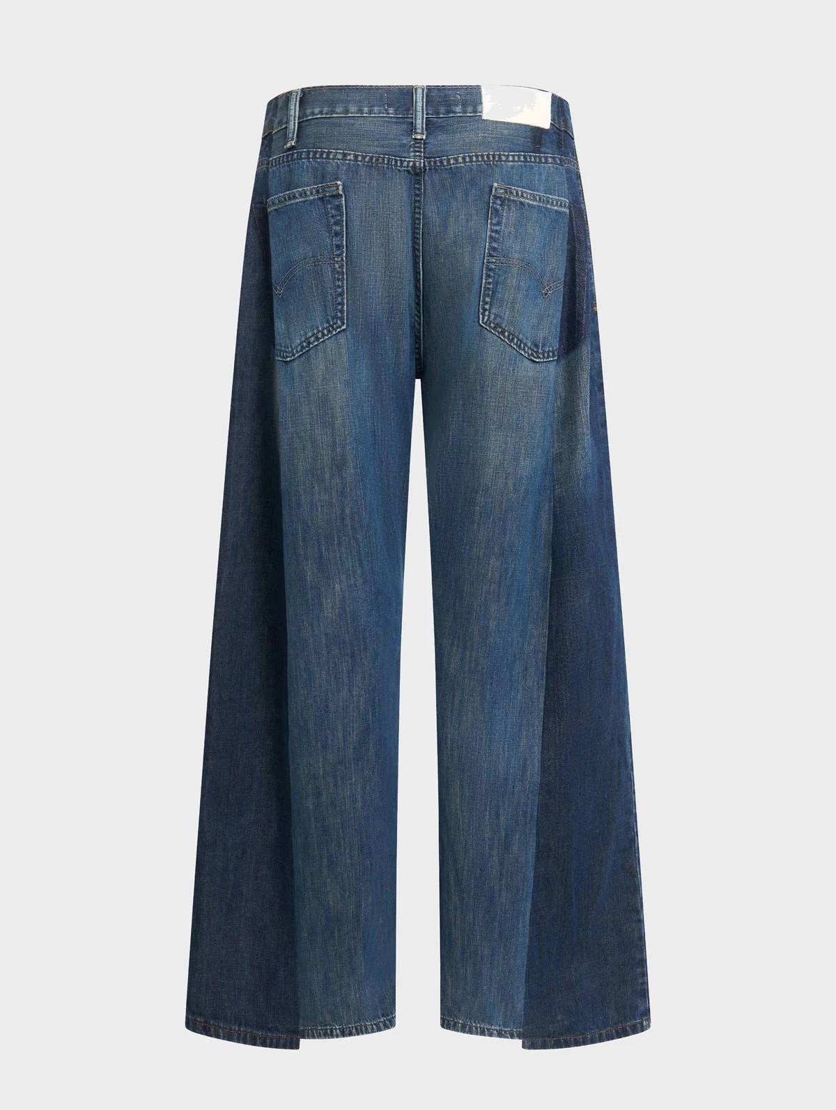 Siouxie Wide Leg Zip Jeans Dark Blue - Image 8